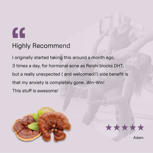 Life Essentials Reishi Mushroom customer review — five star rating