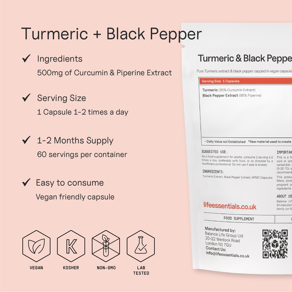 Turmeric + Black Pepper